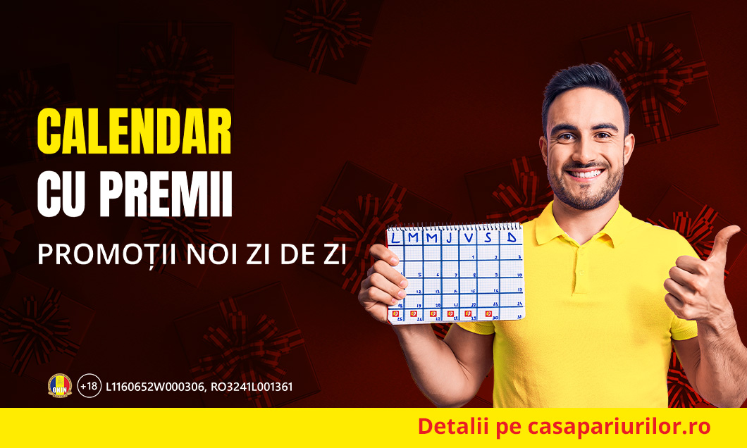 (P) Anunț important! 25-30, stați în Casă! Promoții sport și cazinou, zi de zi