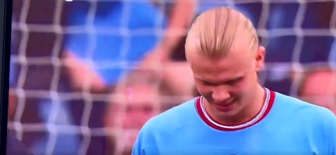 Cum a reacționat Erling Haaland după ce a ratat din șase metri în Supercupa Angliei cu Liverpool