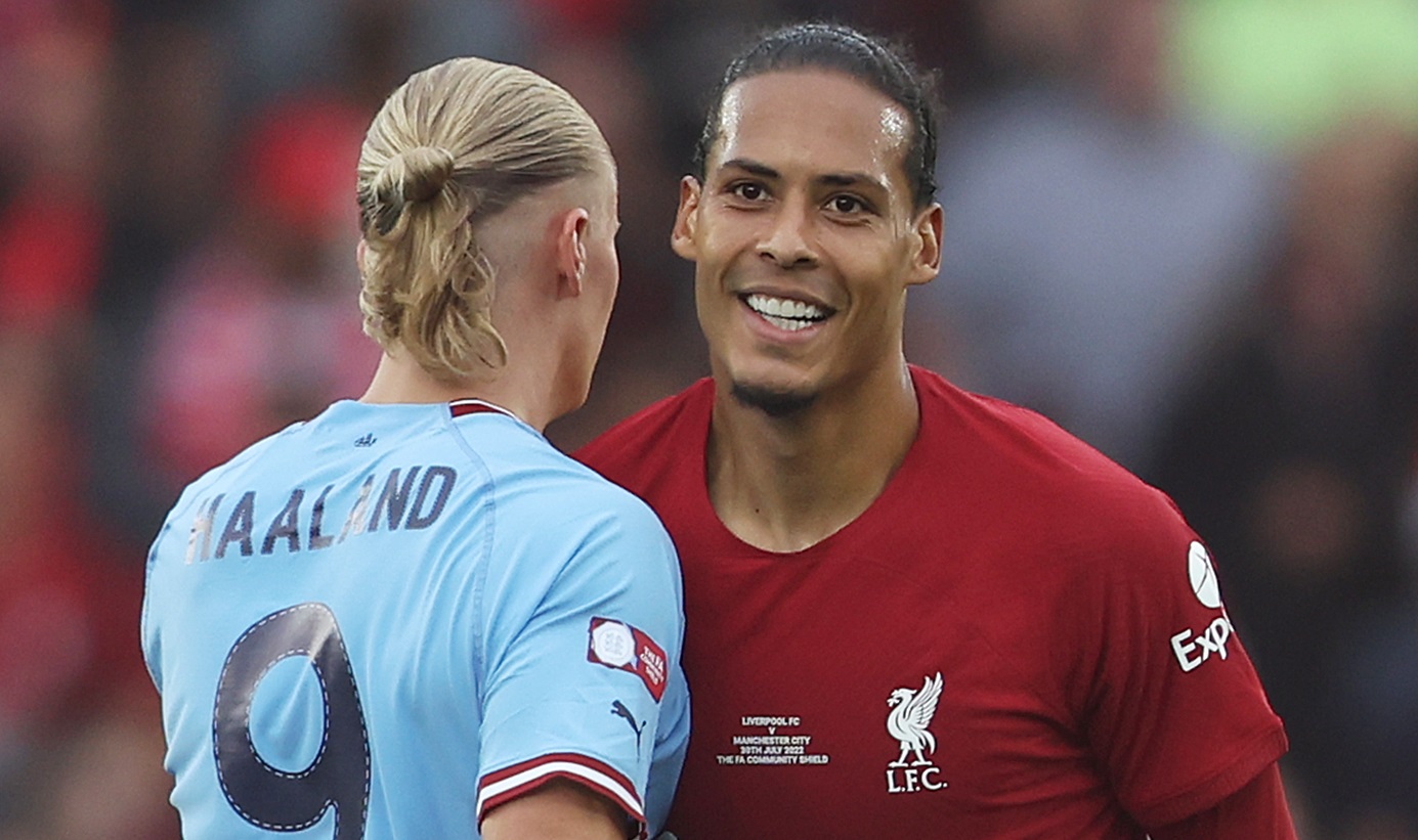 Virgil van Dijk i-a dat un sfat lui Erling Haaland, după ce norvegianul a dezamăgit în Supercupa Angliei