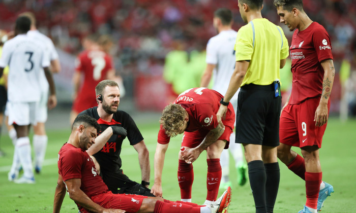 Singapore Soccer Liverpool Crystal Palace