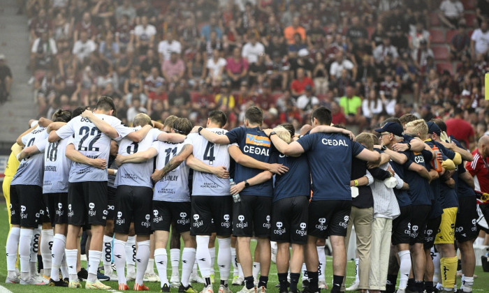 Prague, Czech Republic. 21st July, 2022. Viking Stavanger players during the European Conference League 2nd qualifying round opening match Sparta Praha vs Viking Stavanger in Prague, Czech Republic, July 21, 2022. Credit: Michal Kamaryt/CTK Photo/Alamy Li