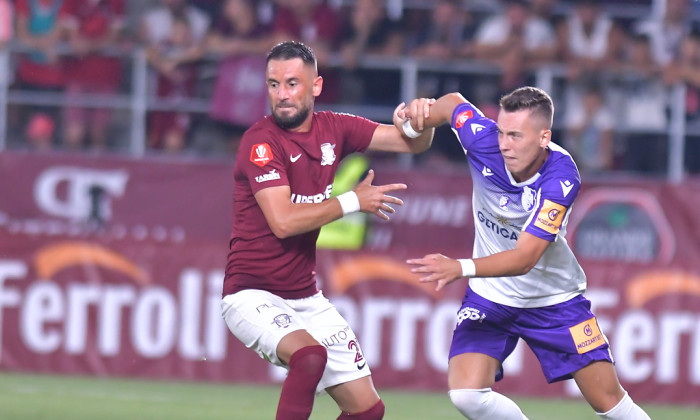 Alexandru Ișfan, în meciul Rapid - FC Argeș / Foto: Sport Pictures