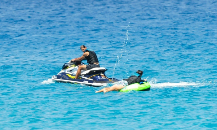 *PREMIUM-EXCLUSIVE* *MUST CALL FOR PRICING BEFORE USAGE* Spanish Tennis star Rafael Nadal and his wife, the pregnant Maria Francisca Perello enjoy their summer holidays on their yacht in Palma de Mallorca.