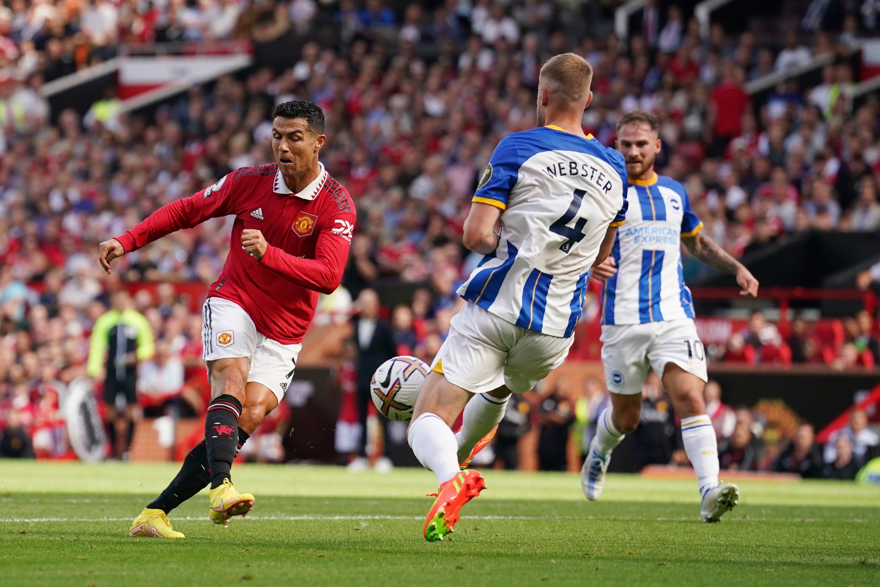 Manchester United - Brighton 1-2. Intrat în repriza secundă, Ronaldo nu a putut evita eșecul ”diavolilor roșii”