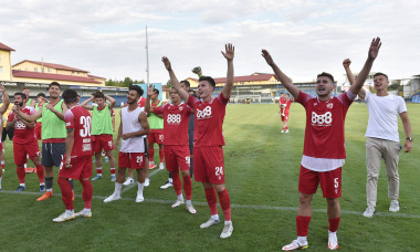 Fotbaliștii lui Dinamo, după meciul cu Progresul Spartac / Foto: Sport Pictures