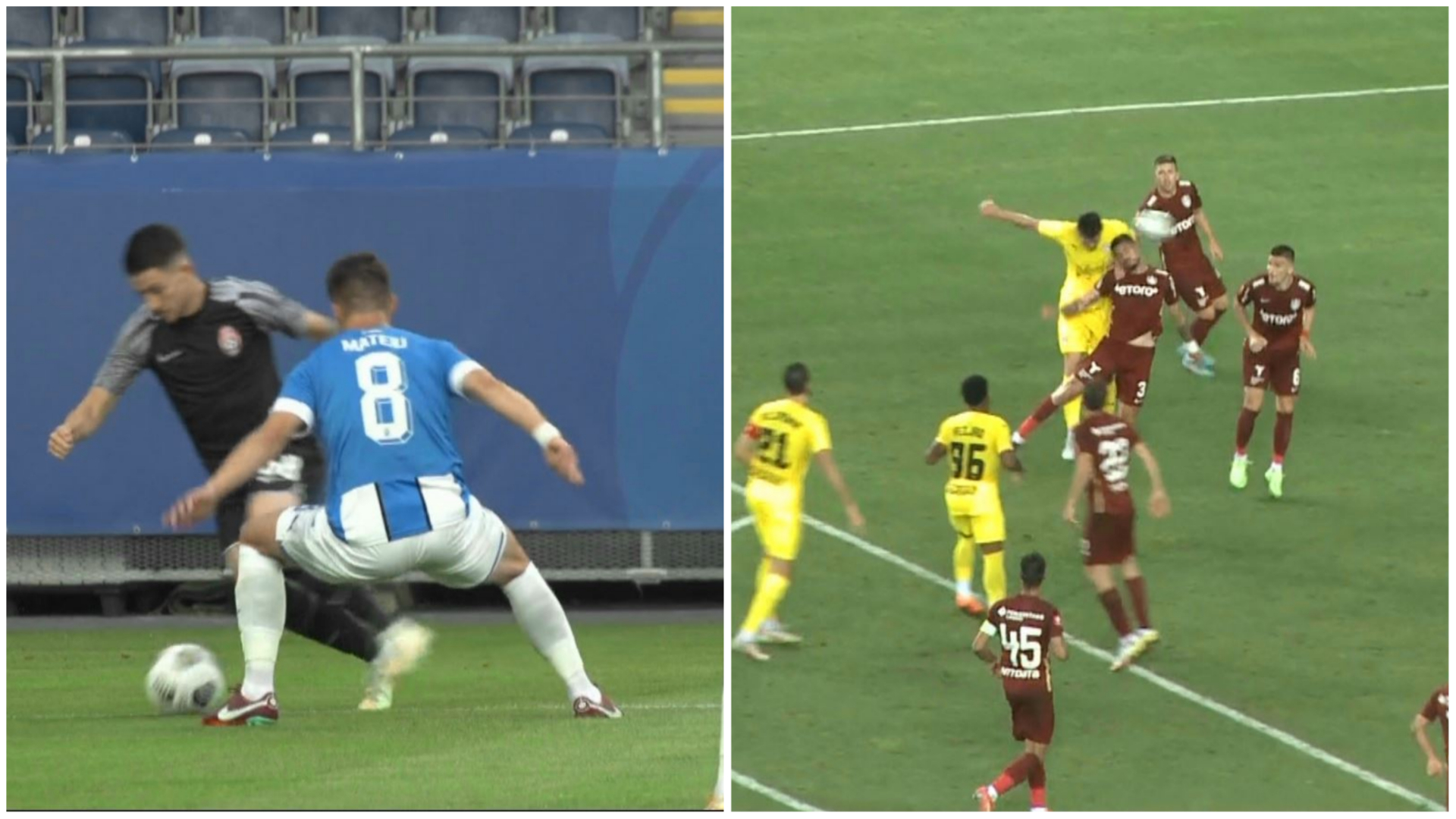Universitatea Craiova - Zorya Lugansk și CFR Cluj - Șahtior Soligorsk, în direct la Digi Sport