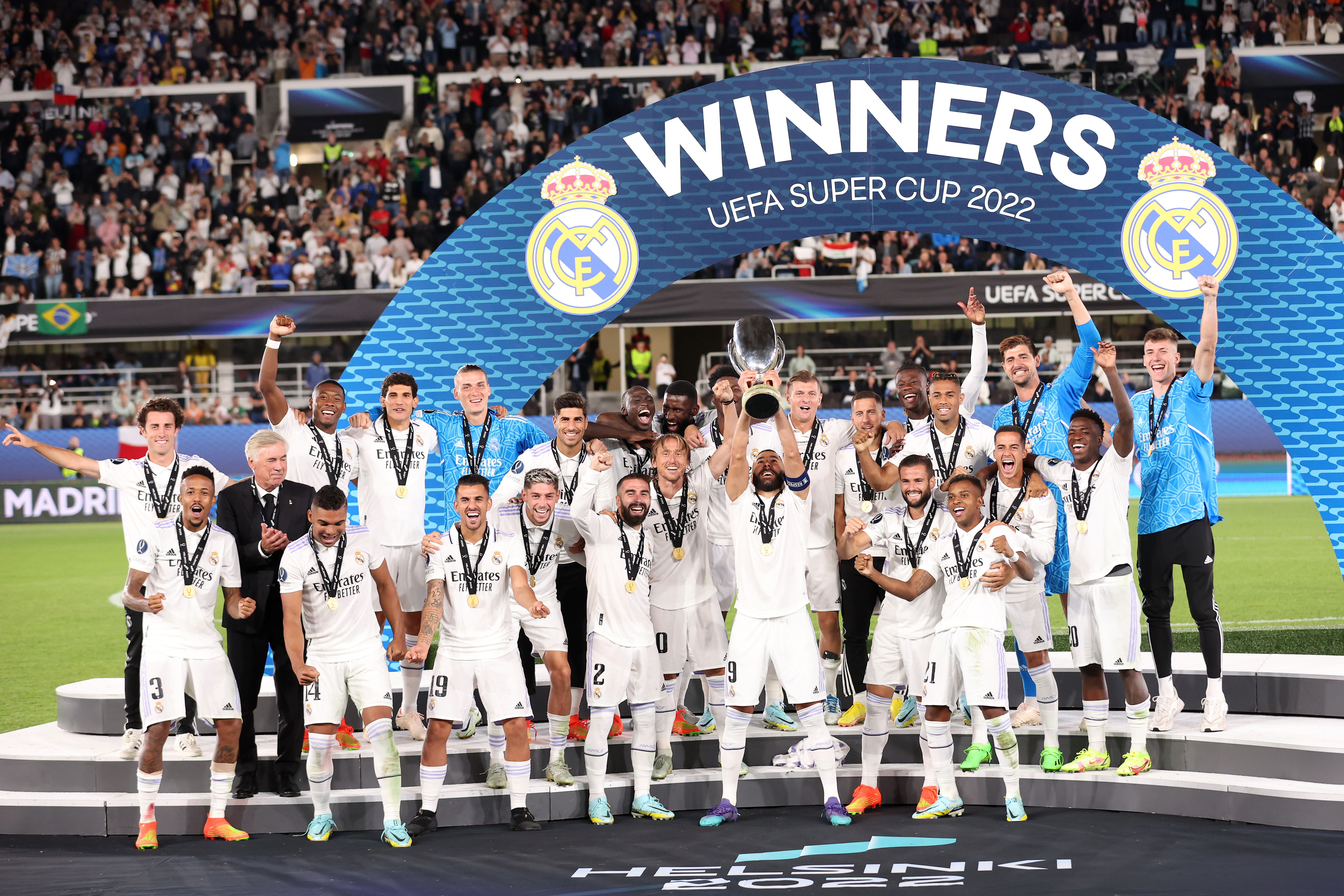 Real Madrid - Eintracht Frankfurt 2-0. Supercupa Europei merge la Madrid pentru a cincea oară!