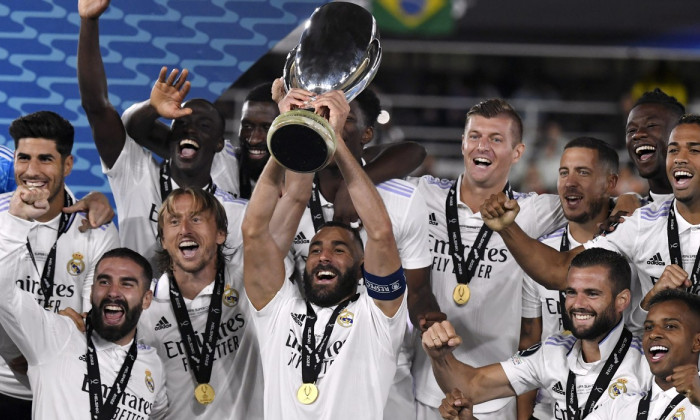 UEFA Super Cup football match Real Madrid vs Eintracht Frankfurt, Helsinki, Finland - 10 Aug 2022