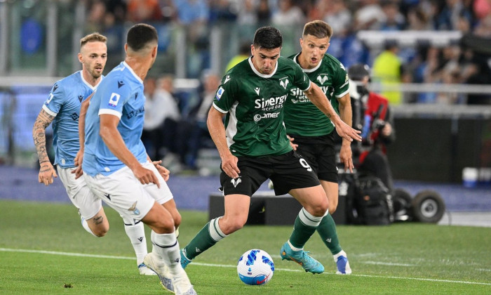 21st May 2022; Stadio Olimpico, Rome, Italy; Serie A football, SS Lazio versus versus Hellas Verona; Giovanni Simeone of Hellas Verona