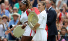 Wimbledon, UK. 13th July, 2019. SIMONA HALEP, SERENA WILLIAMS, THE WIMBLEDON CHAMPIONSHIPS 2019, 2019 Credit: Allstar Picture Library/Alamy Live News