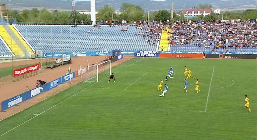 Rivaldinho, gol anulat de VAR în Universitatea Craiova - CS Mioveni. Fază controversată