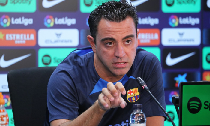 Xavi Hernandez Press Conference, Barcelona, Spain - 12 Aug 2022