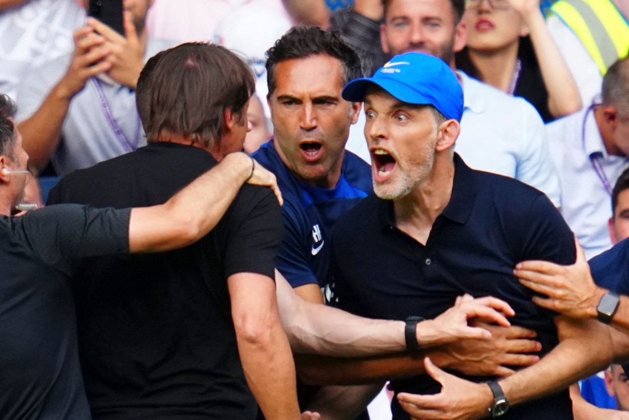 Reacția unui jucător de la Chelsea, când a văzut conflictul dintre Thomas Tuchel și Antonio Conte: Epic!