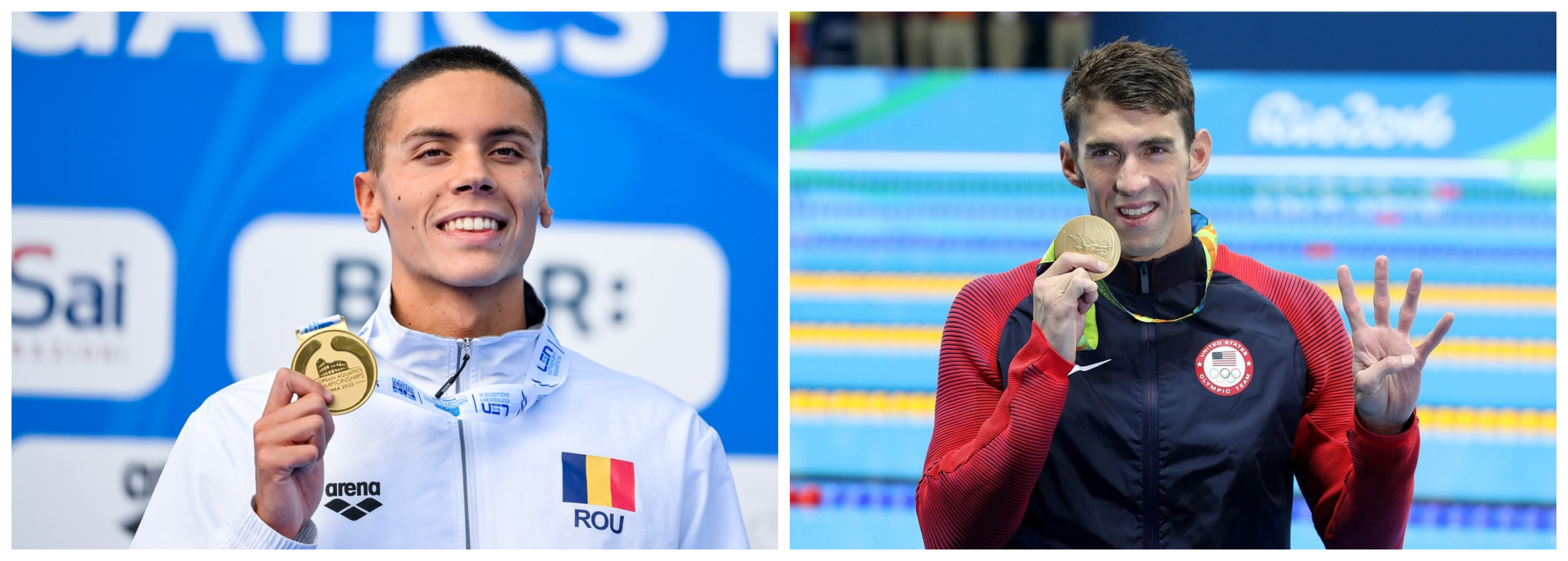 Comparație între David Popovici și Michael Phelps făcută de fostul antrenor al americanului