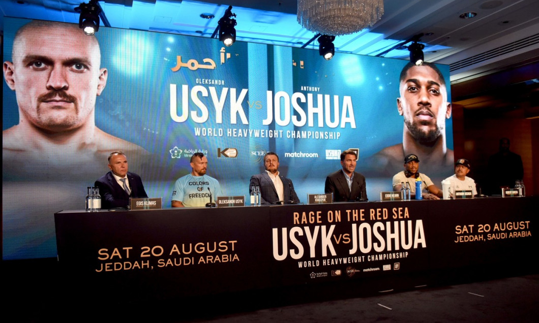 Usyk vs Joshua 2 Press Conference, Boxing, Four Seasons Hotel, London, UK - 29 Jun 2022