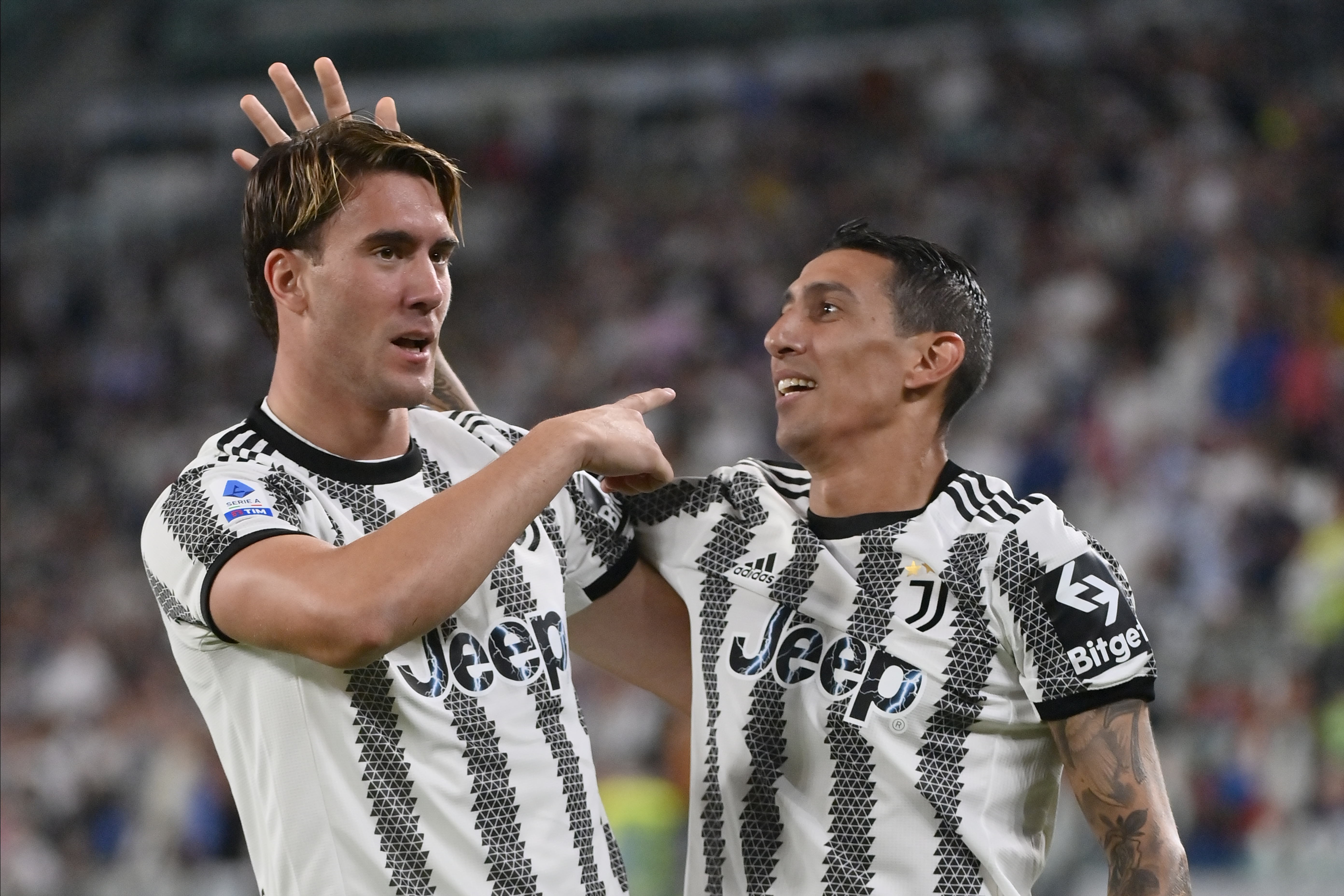 Juventus - Sassuolo 3-0. Di Maria, gol superb și "assist" la debut. "Dublă" Vlahovic