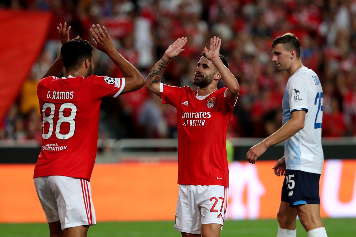 Benfica, Plzen și Maccabi Haifa, calificate în grupele UEFA Champions League! Dinamo Kiev continuă în Europa League
