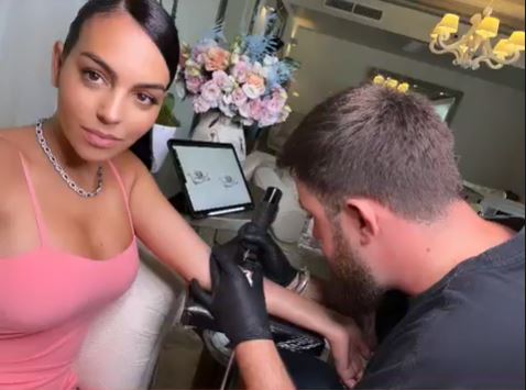 Georgina Rodriguez și-a făcut primul tatuaj, care are o însemnătate specială