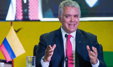 Colombia President Ivan Duque Inaugurates 'Week Of Citizen Security' In Colombia, Bogota - 28 Feb 2022