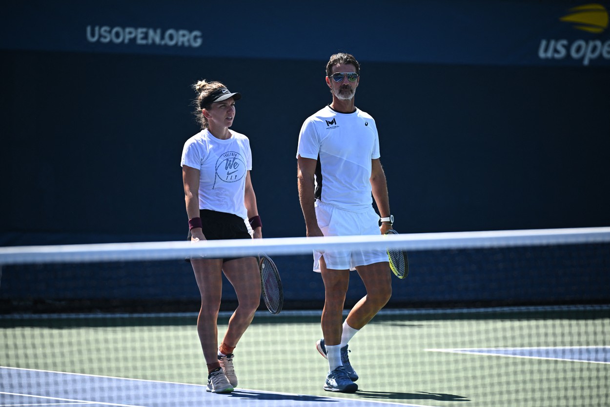 ”Să începem.” Mesajul lui Patrick Mouratoglou înaintea meciului Simonei Halep cu Daria Snigur, de la US Open