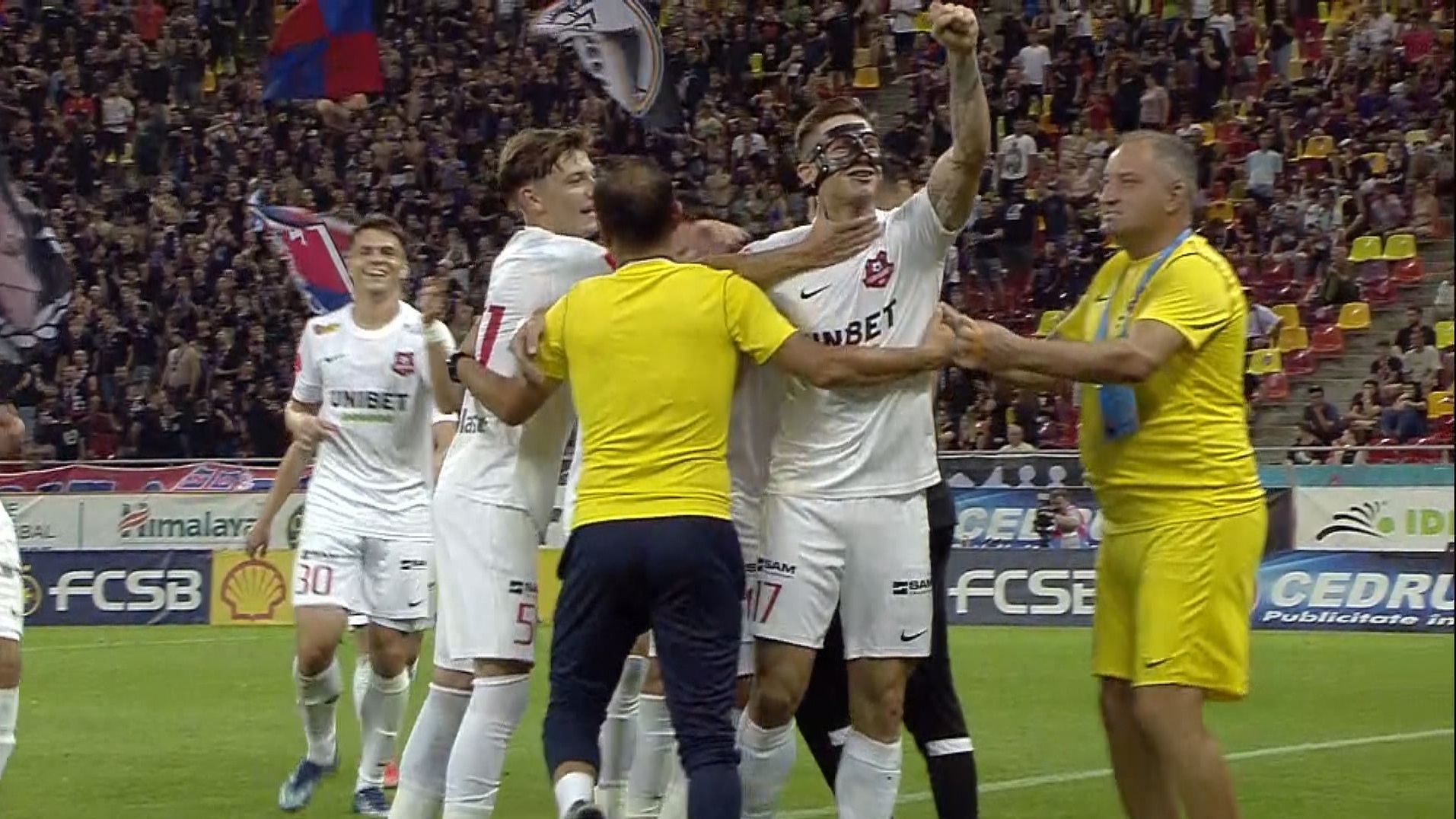 FCSB - Hermannstadt 0-1, ACUM, la Digi Sport 1. Sibienii încriu după o fază superbă. Au avut și o ocazie mare