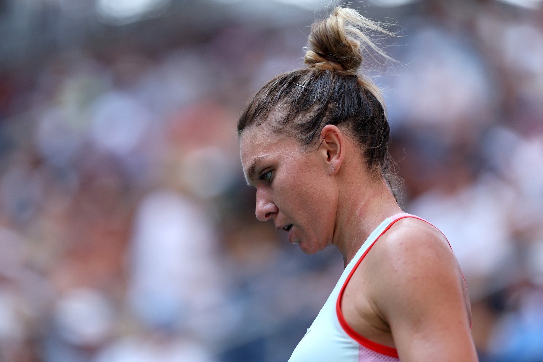 Amenda pe care o riscă Simona Halep, pentru că nu s-a prezentat la conferința de presă la US Open, după înfrângerea cu Daria Snigur