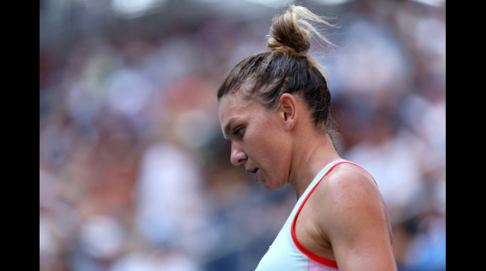 Simona Halep în meciul cu Daria Snigur / Foto: Profimedia Images