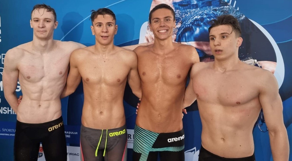 România, în finală la ștafetă 4x100 m liber masculin, la Mondialele de natație pentru juniori