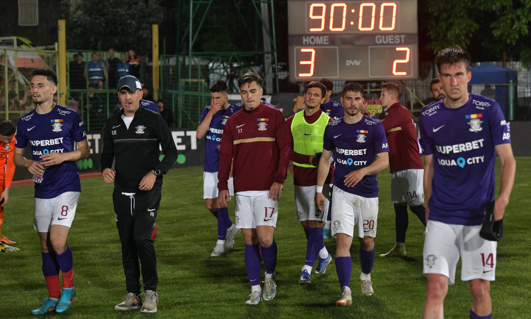 FOTBAL:CS MIOVENI-RAPID BUCURESTI, PLAY OUT LIGA 1 CASA PARIURILOR (16.05.2022)