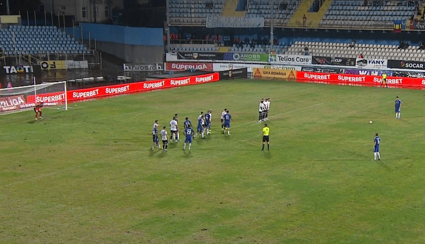 U Cluj - U Craiova 1948 1-1. Golul spectaculos al lui Iancu le aduce un punct oltenilor