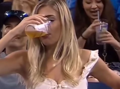 Imaginile de la US Open au devenit virale. Și-a dat seama că e filmată și n-a mai stat pe gânduri
