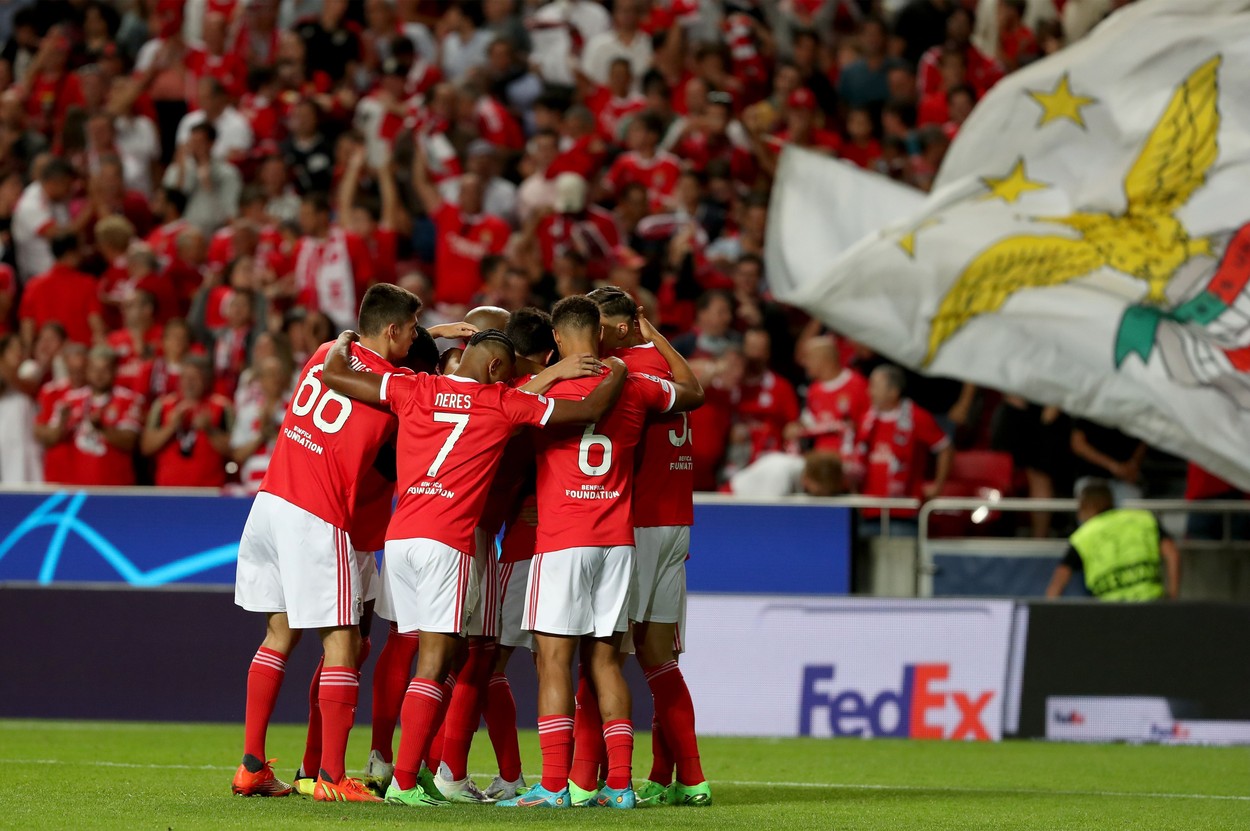 Benfica - Maccabi Haifa 2-0. Portughezii, lideri în grupa H, din care mai fac parte PSG și Juventus