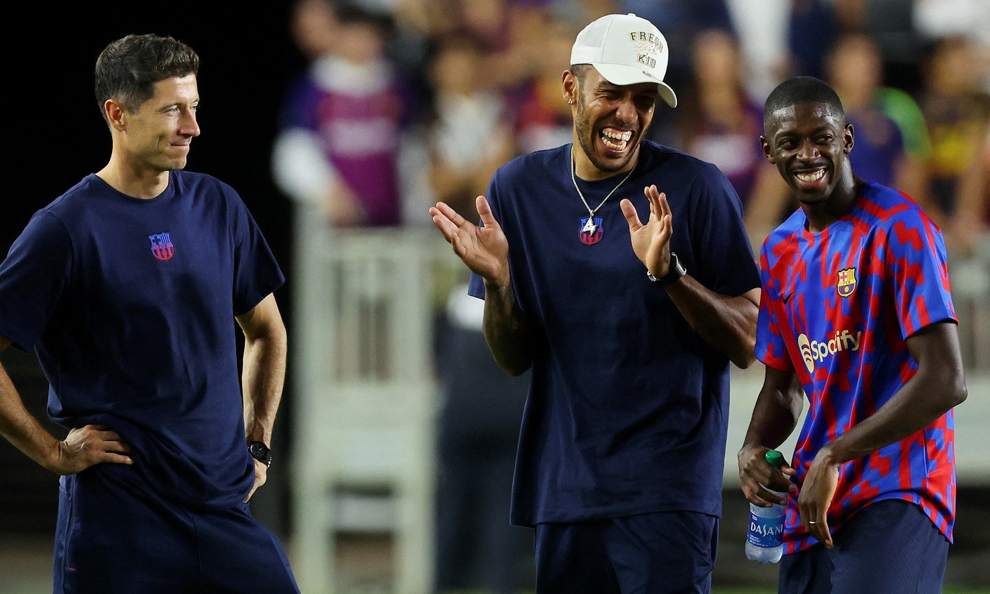 Ousmane Dembele a dezvăluit primul lucru pe care Robert Lewandowski i l-a spus când a ajuns la Barcelona