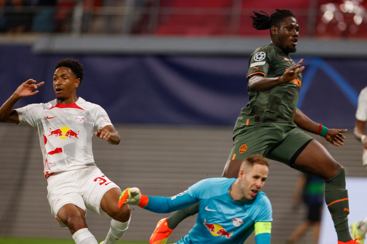 RB Leipzig - Șahtior Donețk 1-4. Oaspeții dau lovitura în Germania și pleacă cu toate cele trei puncte