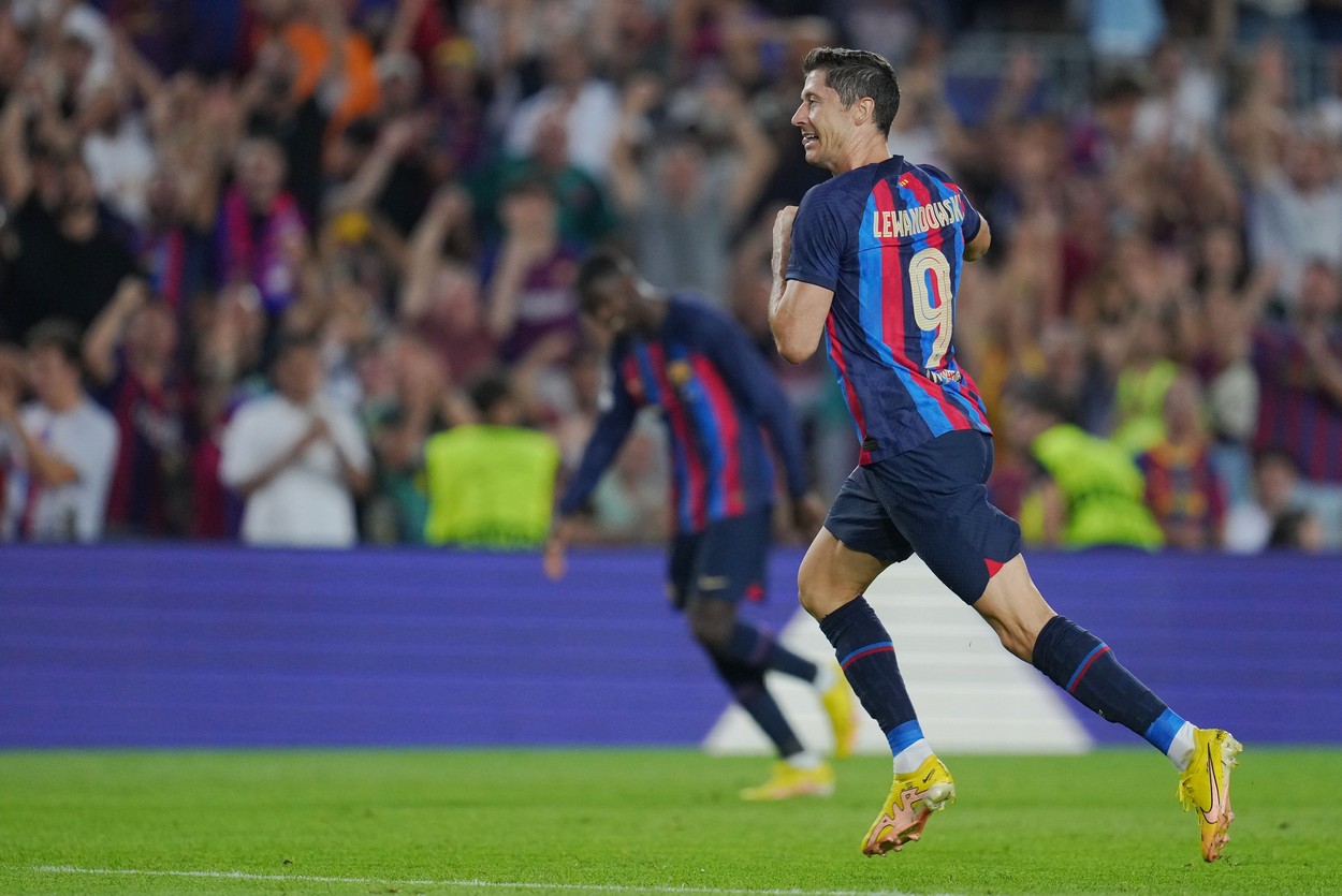 Barcelona - Viktoria Plzen 5-1. Robert Lewandowski a reușit un hattrick pentru catalani