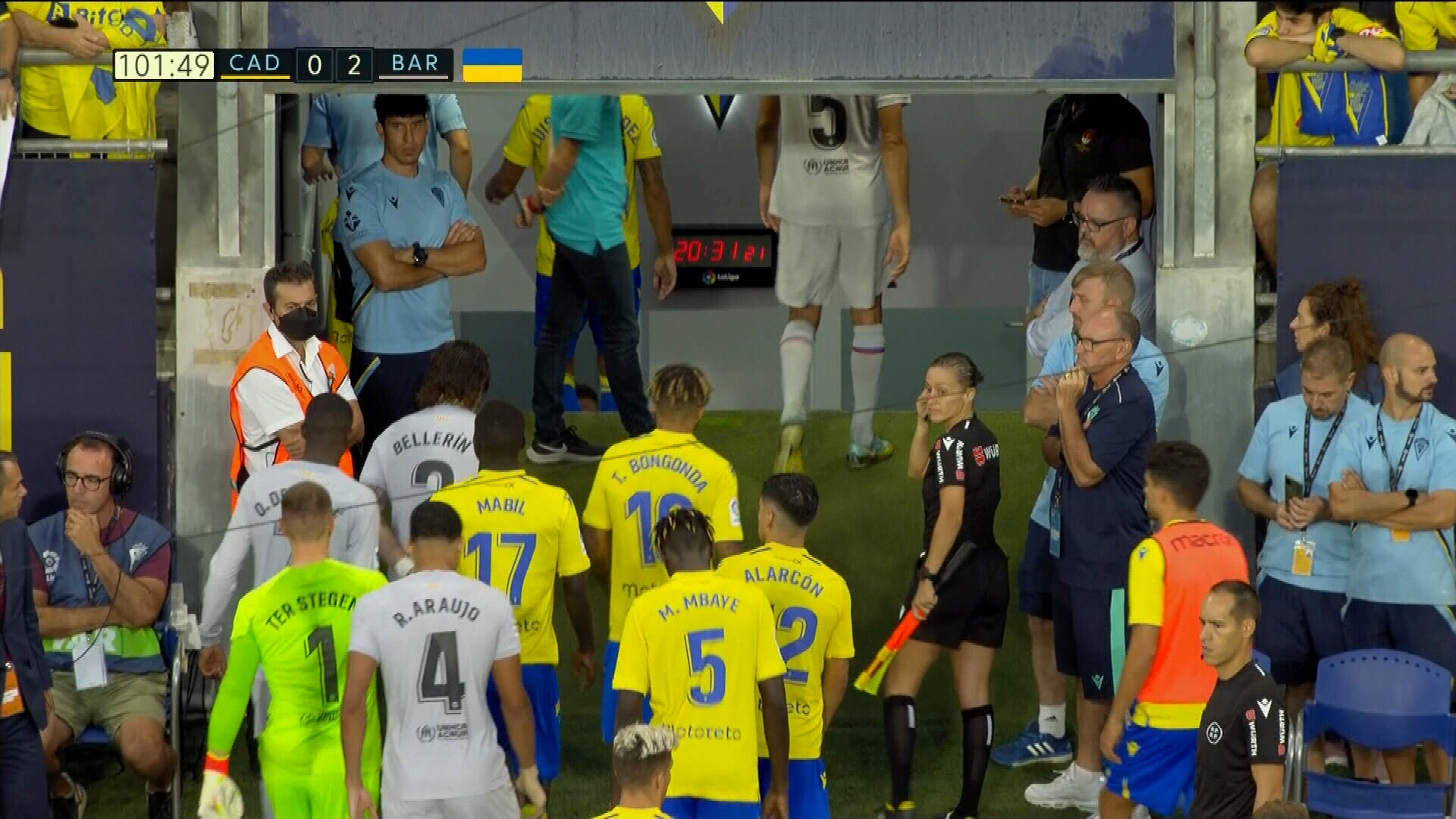 Cadiz - Barcelona 0-2, ACUM, pe Digi Sport 2. Meciul este întrerupt. Un suporter a făcut infarct