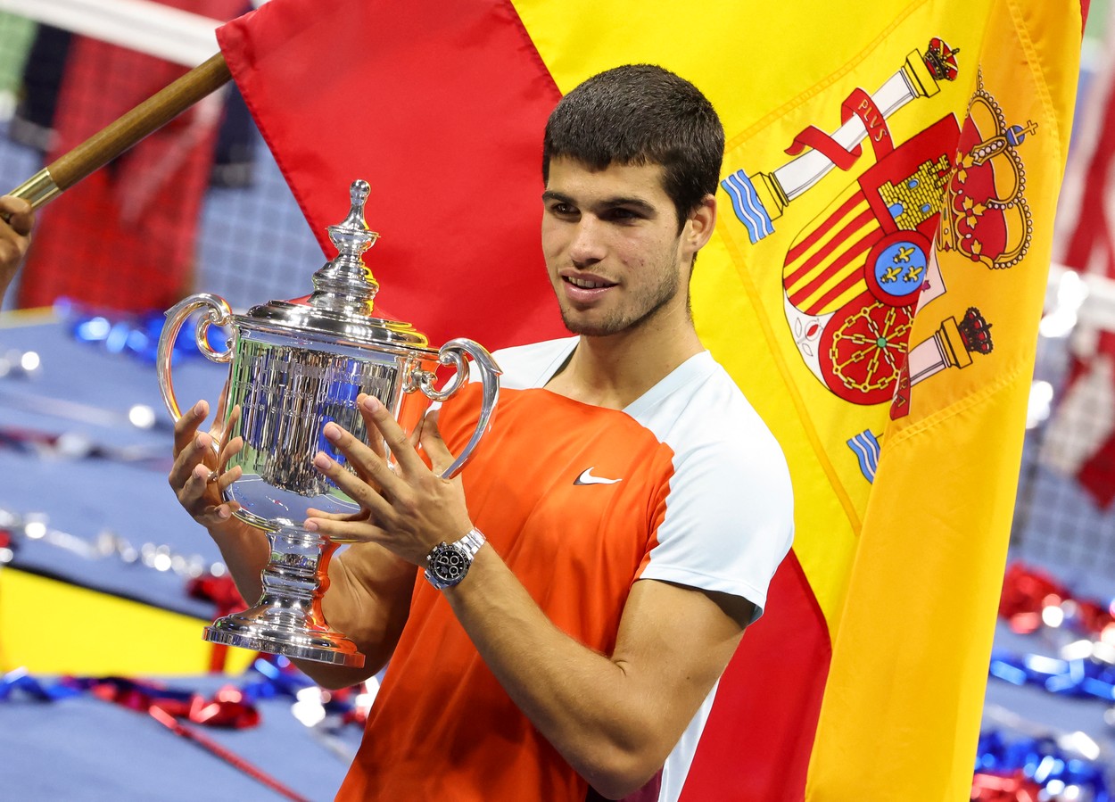 Carlos Alcaraz a câştigat US Open şi a devenit cel mai tânăr lider ATP, după 6-4, 2-6, 7-6, 6-3 cu Casper Ruud