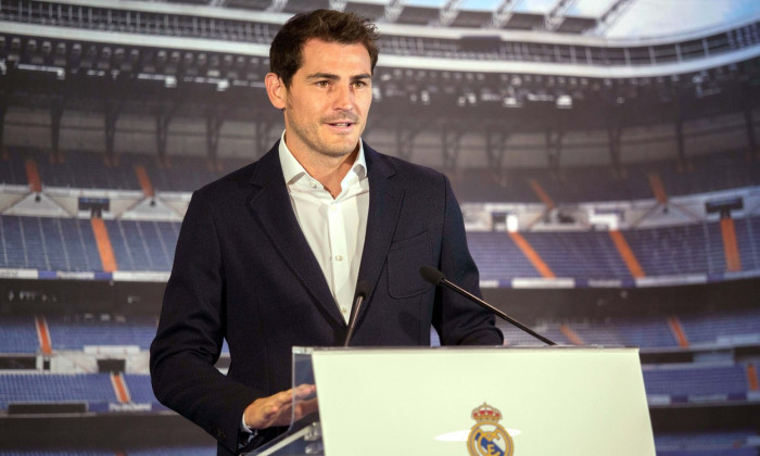 (SP)SPAIN-MADRID-SOCCER-REAL MADRID-CASILLAS