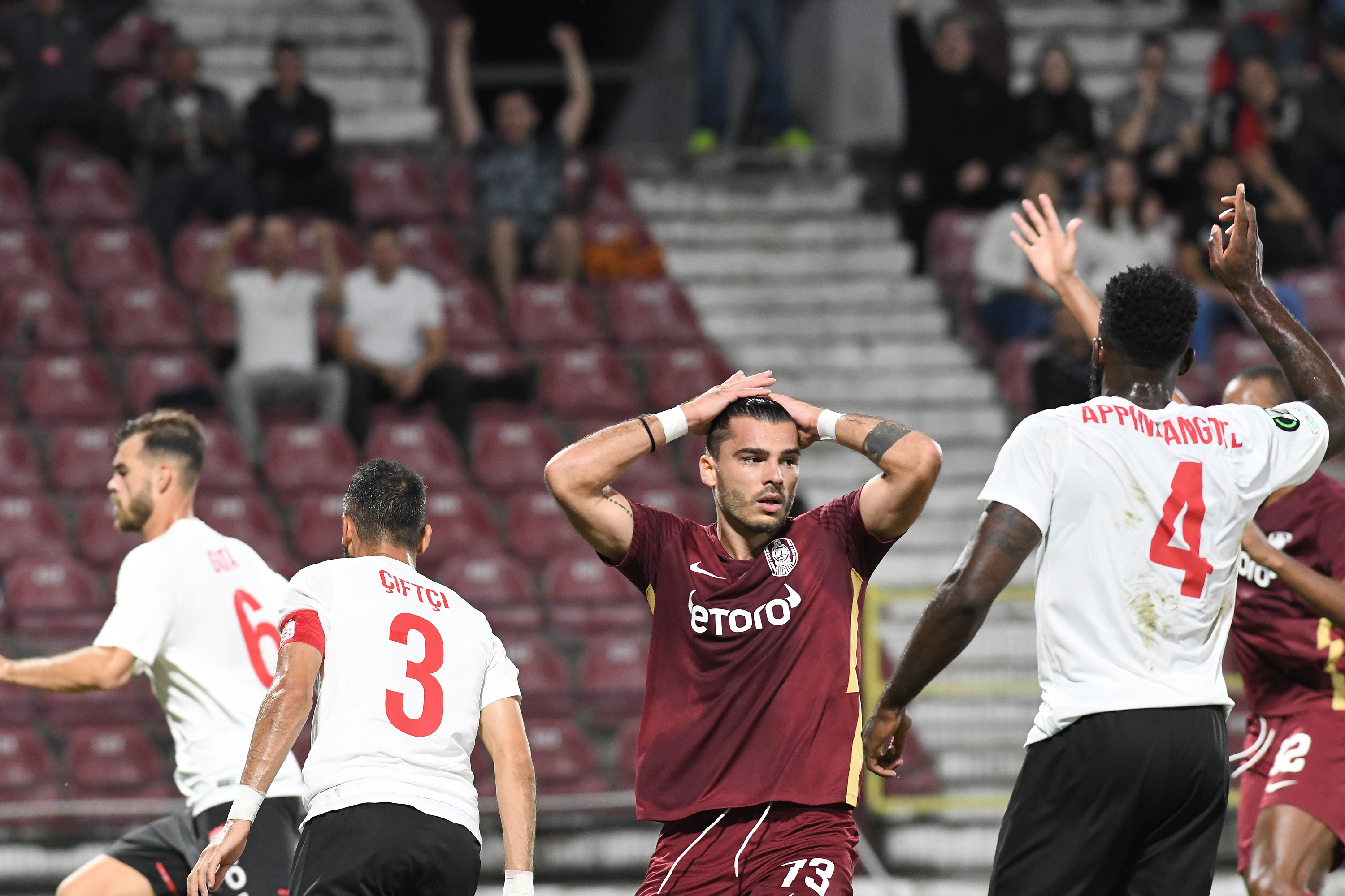 CFR Cluj - Sivasspor 0-1. Eșec dureros pentru campioana României în grupele Conference League