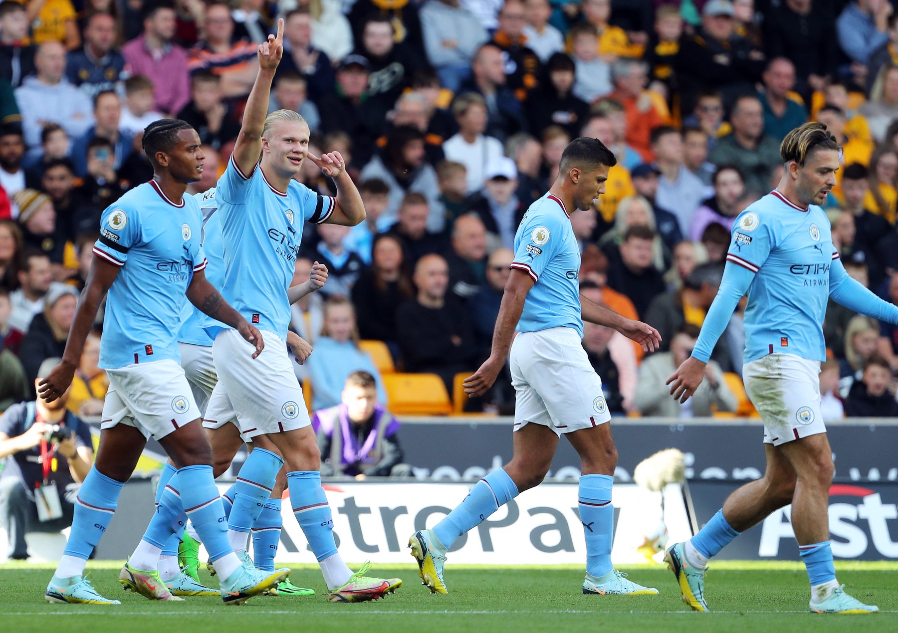 Erling Haaland a mai stabilit un record în Premier League, după golul marcat cu Wolves