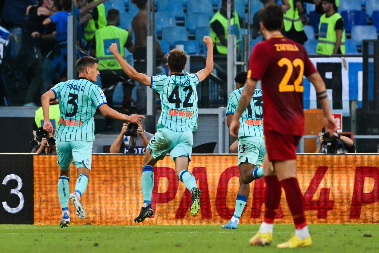 AS Roma - Atalanta 0-1. Un fundaș de 18 ani duce formația din Bergamo pe prima poziție în Serie A