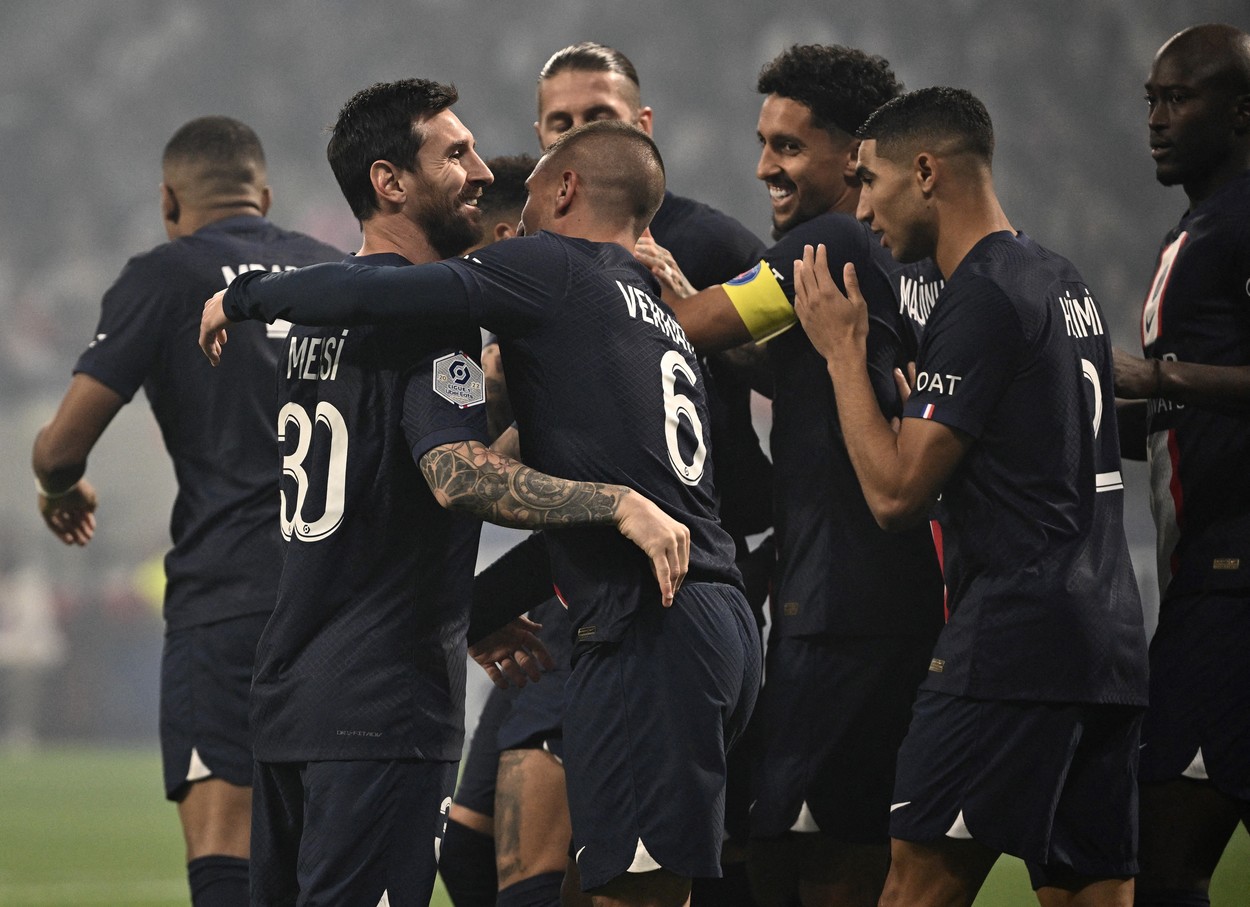 Olympique Lyon - PSG 0-1, ACUM, pe Digi Sport 4. Leo Messi deschide scorul