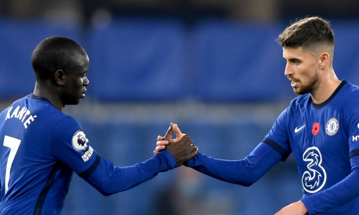 N'Golo Kante and Jorginho file photo