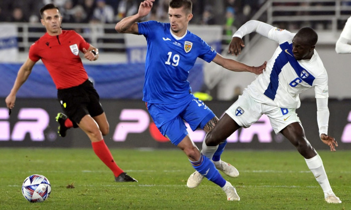 UEFA Nations League football match - League B Group 3 - Finland vs Romania, Helsinki - 23 Sep 2022