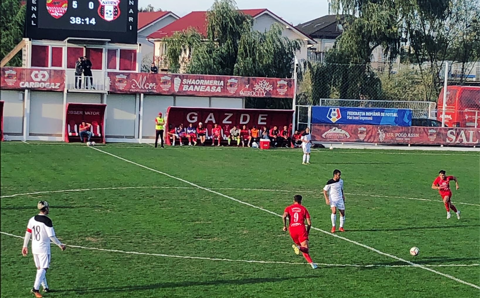 Astra Giurgiu, umilită de CS Tunari! Record de goluri încasate pentru fosta campioană din Liga 1