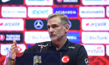Coach Stefan Kuntz of Turkey National Football Team during the press conference the day before the UEFA Nations League - League C game between Turkey and Luxembourg on September 21 , 2022 , in Istanbul, Turkey.