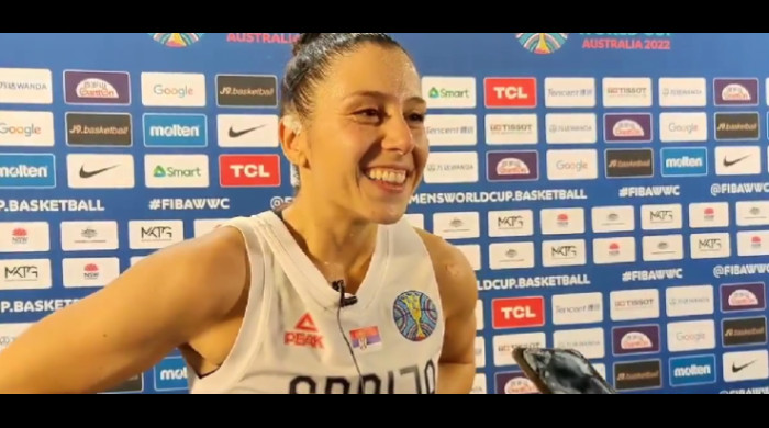 Sașa Cado / Foto: Captură Twitter@Basketfem