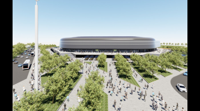 Proiectul noului stadion din Pitești / Foto: argeșfc.ro