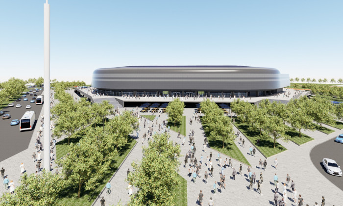 Proiectul noului stadion din Pitești / Foto: argeșfc.ro