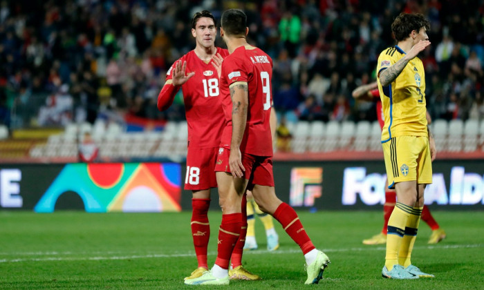 Serbia - Sweden UEFA League B - Group 4 Nations League football match